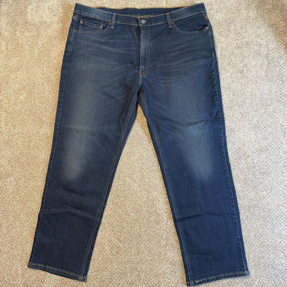 Levi's 541 Athletic Taper Men's 40x30 Dark Wash Blue Stretch Denim Jeans 18181